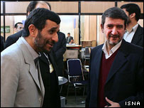 محمود احمدی نژاد و مجتبی ثمره هاشمی- عکس از ایسنا 