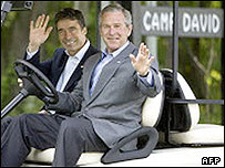 جورج بوش و اندرس فوگ راسموسن