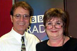 Cliff Richard and Jenni Murray