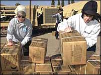 امدادگران آمريکايی در بم