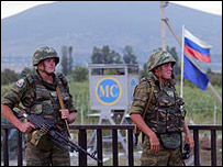 Güney Osetya'daki Rus barış güçleri