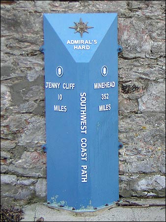 Sign at Admirals Hard