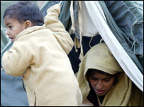 कश्मीर में भूकंप का असर