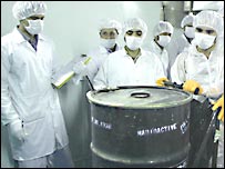 यूरेनियम के टैंक