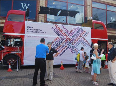 BBC Coventry & Warwickshire's street party in Broadgate