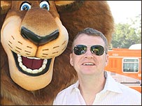 Mark at the premier of Madagascar