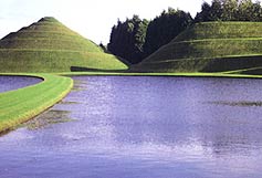 The Snail, part of Charles Jencks' The Garden of Cosmic Speculation