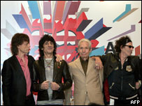 滚石乐队在上海记者会上