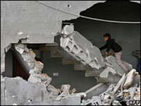 Ataque em Gaza deixou destruição