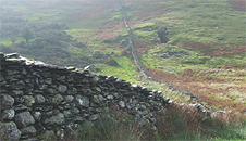 Old stone boundary walls