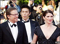 Fernando Meirelles e esposa em Cannes