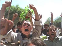 Afganistan'da protesto gösterileri