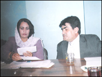 عارفه بهارت با زلمی هيوادمل