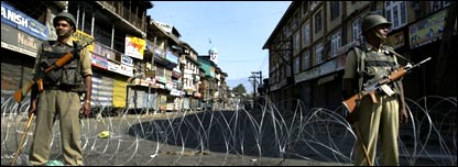 سرینگر کرفیو