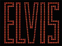Elvis Logo you too could have your name in lights!