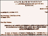 سٹیٹ بینک کا خط