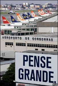 Aeroporto de Congonhas, em São Paulo