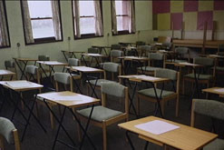 School exam room