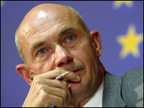 O comissário europeu para o Comércio, Pascal Lamy