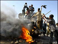 Спалений "Гамві"