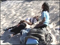 प्रभावित परिवार की एक सदस्य