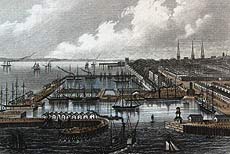 Southampton docks, c 1860