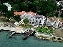 Sandbanks property is worth millions of pounds