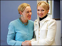 Ферреро-Вальднер і Тимошенко (фото з архіву)