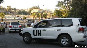 خودرو سازمان ملل در سوریه