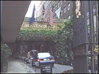 Hotel Grosvenor House, onde o suposto estupro teria ocorrido