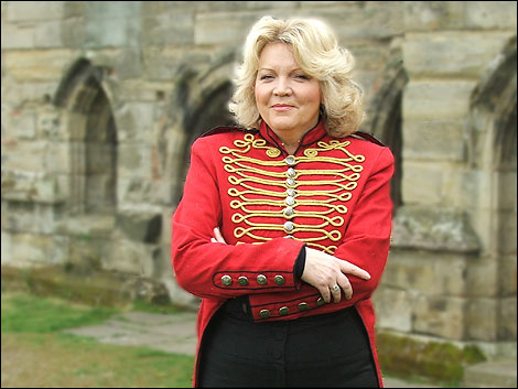 Lesley Smith at Tutbury Castle