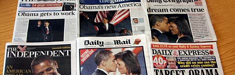 newspaper front pages