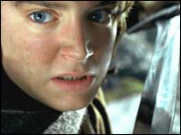 Elijah Wood, como Frodo