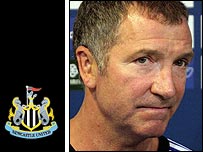 索内斯于2004年9月担任纽卡斯尔主帅