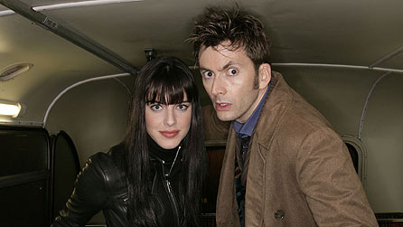 Michelle Ryan and David Tennant
