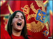 Campanha pró-independência em Montenegro