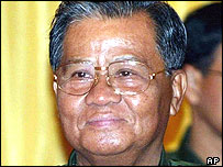 Tướng Than Swe, 72 tuổi là nhân vật lãnh đạo cao nhất của Miến Điện