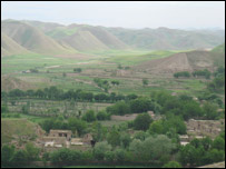 روستایی در ولایت بادغیس