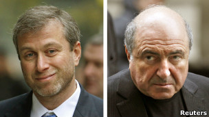 Роман Абрамович і Борис Березовський