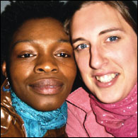 Rosie and her friend who went with her to Nigeria