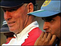 ग्रेग चैपल और सौरभ गांगुली