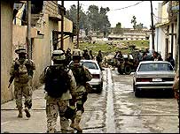 Musul'da Amerikan askerleri