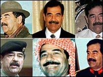 Imagens de Saddam Hussein