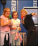 Picture: Visitors at Royal Norfolk Show presenter the weather with Julie Reinger