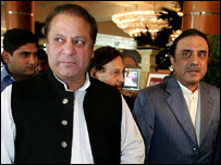 नवाज़ शरीफ़ और आसिफ़ अली ज़रदारी