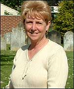 Our tour guide Angela Woodgate.