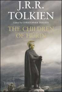 Capa do livro "The Children of Hurin", de JRR Tolkien