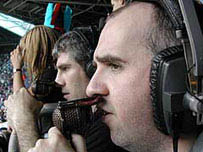 BBC LONDON's Phil Parry in action