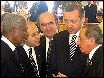 Kofi Annan, Erdoğan ve Papadapulos'la