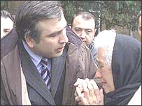 Gürcistan lideri Mihail Saakaşvili